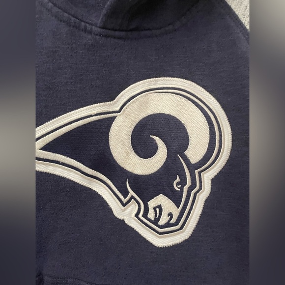 NFL Team Apparel Navy Hoodie - Picture 4 of 7